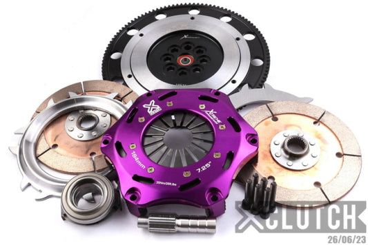 XClutch 97-01 Acura Integra RS 1.8L 7.25in Twin Solid Ceramic Clutch Kit - Graveyard Performance
