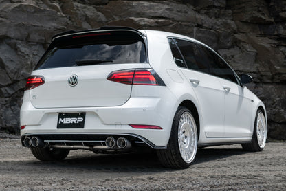 MBRP 15-19 VW Golf R MK7/MK7.5 3in T304 Cat Back Exhaust w/ Carbon Fiber Tips - Graveyard Performance