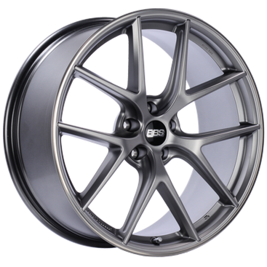 BBS CI-R 20x11.5 5x112 ET40 Platinum Silver Polished Rim Protector Wheel -82mm PFS/Clip Required - Graveyard Performance