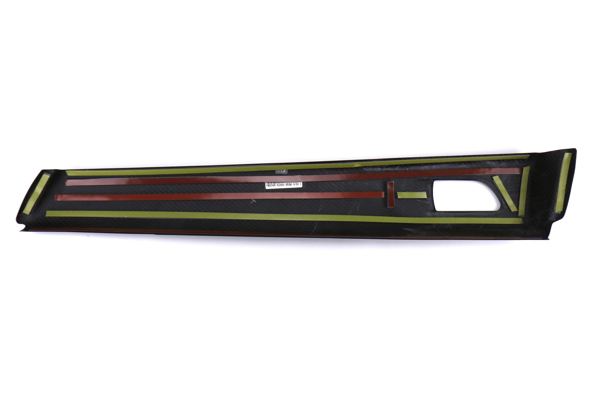 OLM LE Dry Carbon Fiber Rear Door Trim Upper Panels - 2015-2021 Subaru WRX / STI - Graveyard Performance