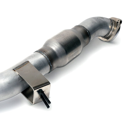BBK 2015-16 Ford Mustang 3 Ecoboost Down Pipe With Cats - Graveyard Performance