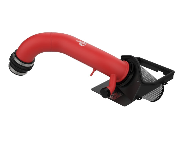 aFe Rapid 15-21 VW GTI L4 2.0L Induction Red Edition Cold Air Intake System w/ Pro DRY S Filter - Graveyard Performance