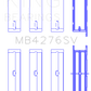 King Engine Bearings Ford 276DT/D17TED4/AJD 2.7L V6 (Size +0.10) Main Bearing Set