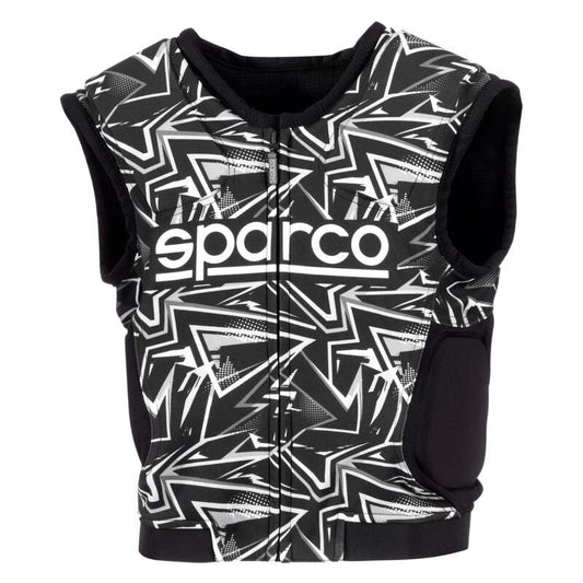 Sparco Vest SJ Pro K-3 MED - BLK/WHT