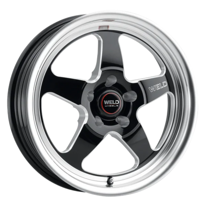 Weld S155 17X10 Ventura Drag 5X135 ET10 BS5.9 Gloss Black MIL Dia 87.1 - Graveyard Performance