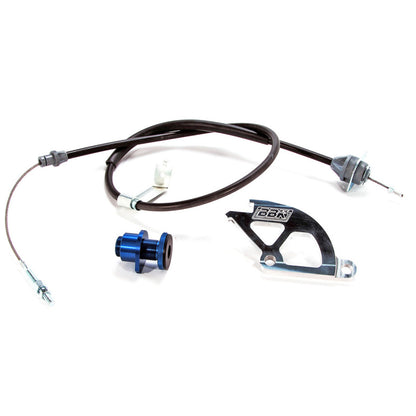 BBK 79-95 Mustang Adjustable Clutch Quadrant Cable And Firewall Adjuster Kit - Graveyard Performance
