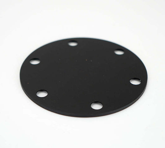 NRG Horn Delete Plate Laser Logo - Black