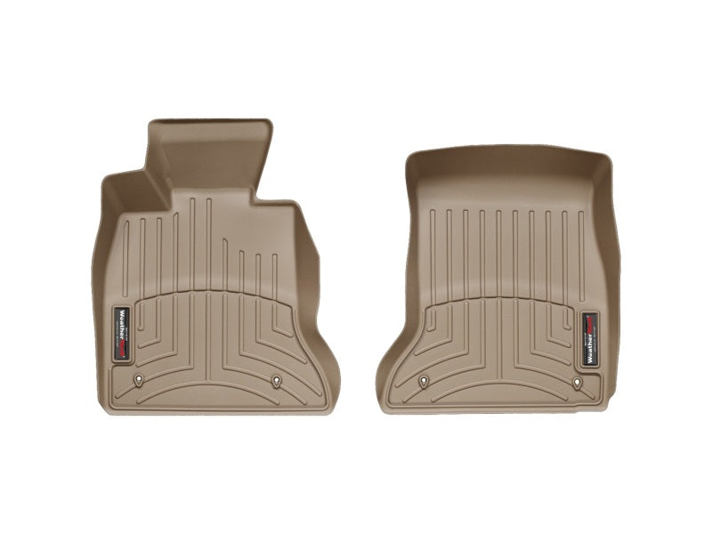 WeatherTech 11+ BMW 5-Series Front FloorLiner - Tan - Graveyard Performance