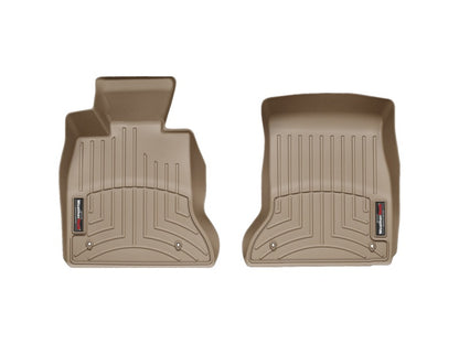WeatherTech 11+ BMW 5-Series Front FloorLiner - Tan - Graveyard Performance