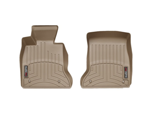 WeatherTech 11+ BMW 5-Series Front FloorLiner - Tan - Graveyard Performance