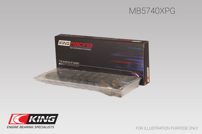 King Engine Bearings Subaru EJ20/EJ22/EJ25 Housing Bore + .005 (Size 0.25) Main Bearing Set - Graveyard Performance