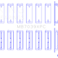 King BMW M20/M50 2.0L/2.5L/2.7L Crankshaft Main Bearings Set (Size .026) - 7 Pairs Coated