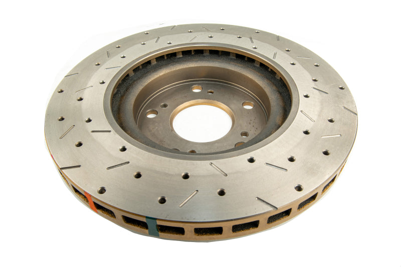 DBA 02-05 RSX (Type S) / 06-07 Civic Si 2.0L Front Drilled & Slotted 4000 Series Rotor - Graveyard Performance