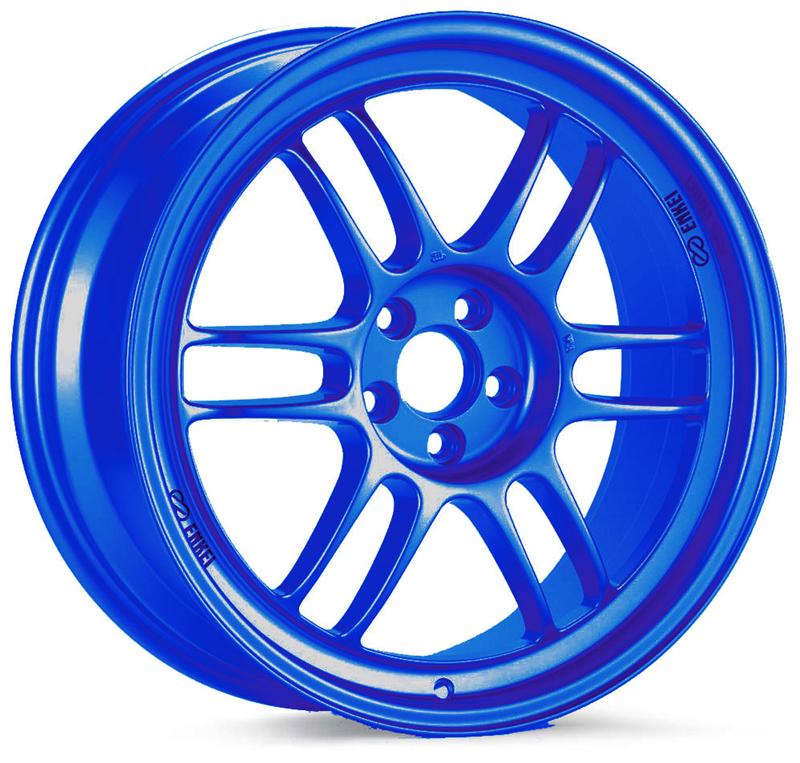 Enkei RPF1 15x7 4x100 41mm Offset 73mm Bore Matte Blue Wheel - Graveyard Performance