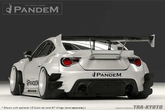 GReddy Scion FR-S Pandem Wide Body V3 Side Canards - Graveyard Performance