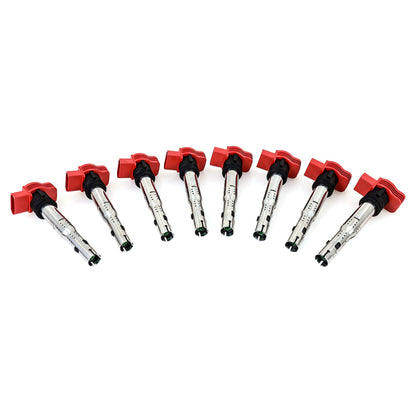 Mishimoto 06-08 VW/Audi Eight Cylinder Ignition Coil Set - Graveyard Performance
