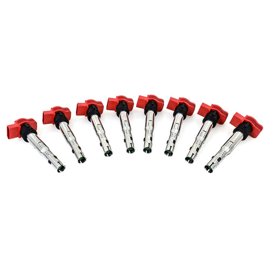 Mishimoto 06-08 VW/Audi Eight Cylinder Ignition Coil Set - Graveyard Performance