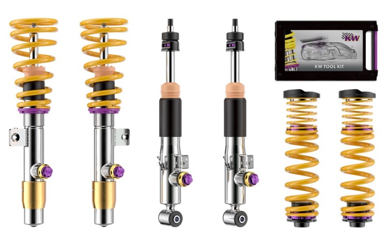 KW Coilover Kit V4 2021+ BMW M2 (G87) &amp; M3 (G80) Sedan 2WD incl. M3 Competition - Graveyard Performance