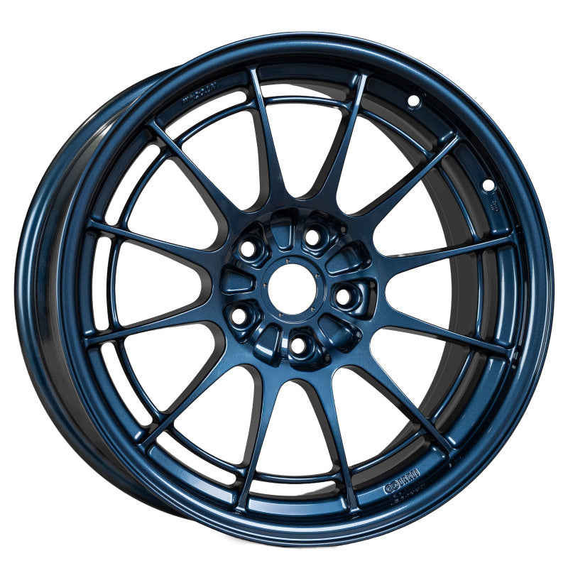 Enkei NT03+M 18x9.5 5x114.3 40mm Offset 72.6mm Bore Misty Blue Wheel - Graveyard Performance
