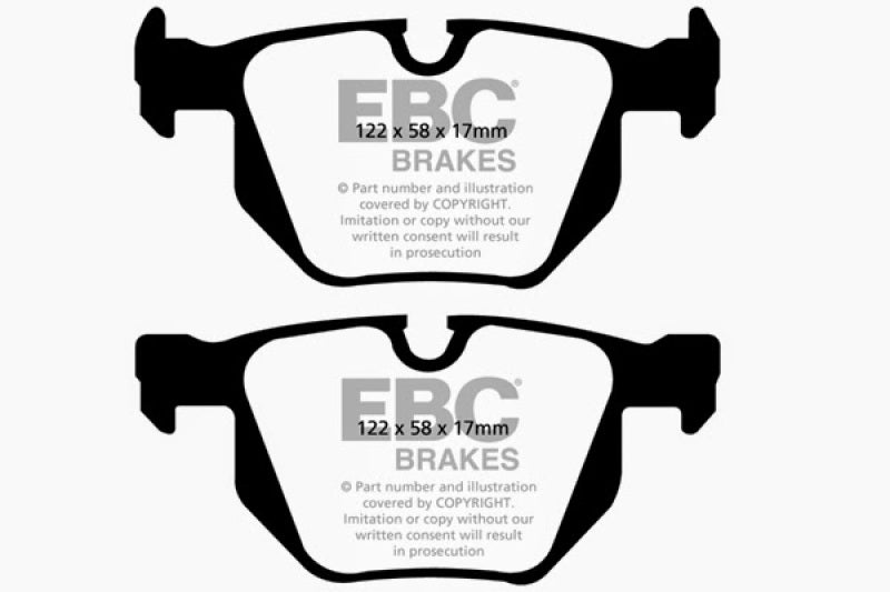 EBC 13+ BMW X1 3.0 Turbo (35i) Greenstuff Rear Brake Pads - Graveyard Performance