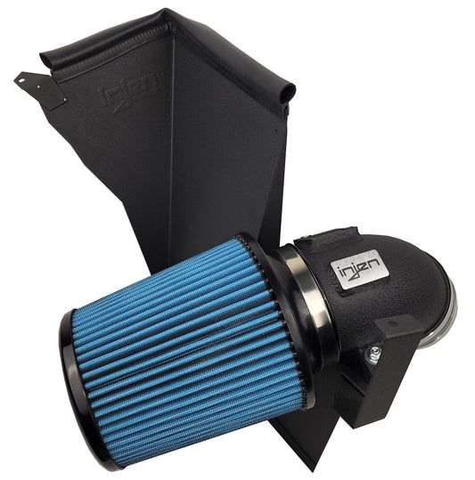 Injen 2020 BMW M340i SP Short Ram Air Intake System Wrinkle Black Finish - Graveyard Performance