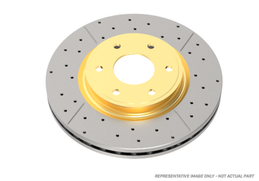 DBA 97-04 Corvette C5/C6 Rear Drilled & Slotted Street Series Rotor - Graveyard Performance