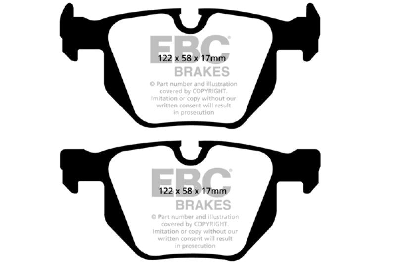 EBC 13+ BMW X1 3.0 Turbo (35i) Greenstuff Rear Brake Pads - Graveyard Performance