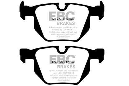 EBC 13+ BMW X1 3.0 Turbo (35i) Redstuff Rear Brake Pads - Graveyard Performance
