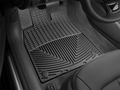 WeatherTech 12+ Audi A6/S6 Front Rubber Mats - Black - Graveyard Performance
