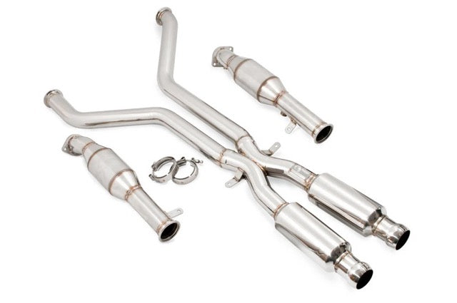 Active Autowerke E9X M3 Signature X Pipe & High Flow Cats - X PIPE with 100 cell Hi Flow Cats - Graveyard Performance