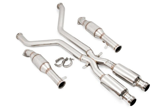 Active Autowerke E9X M3 Signature X Pipe & High Flow Cats - X PIPE with 100 cell Hi Flow Cats - Graveyard Performance