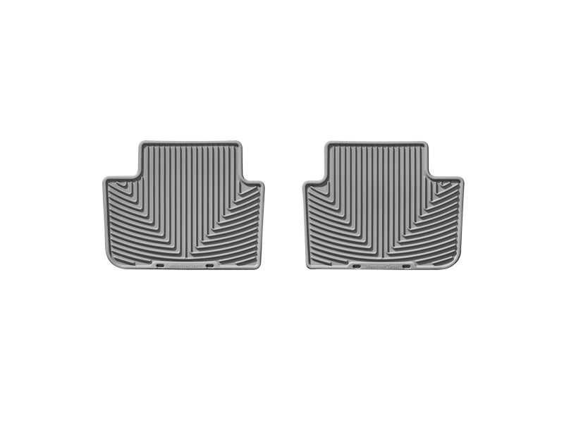 WeatherTech 04+ BMW X3 Rear Rubber Mats - Grey - Graveyard Performance