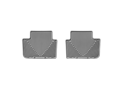 WeatherTech 04+ BMW X3 Rear Rubber Mats - Grey - Graveyard Performance