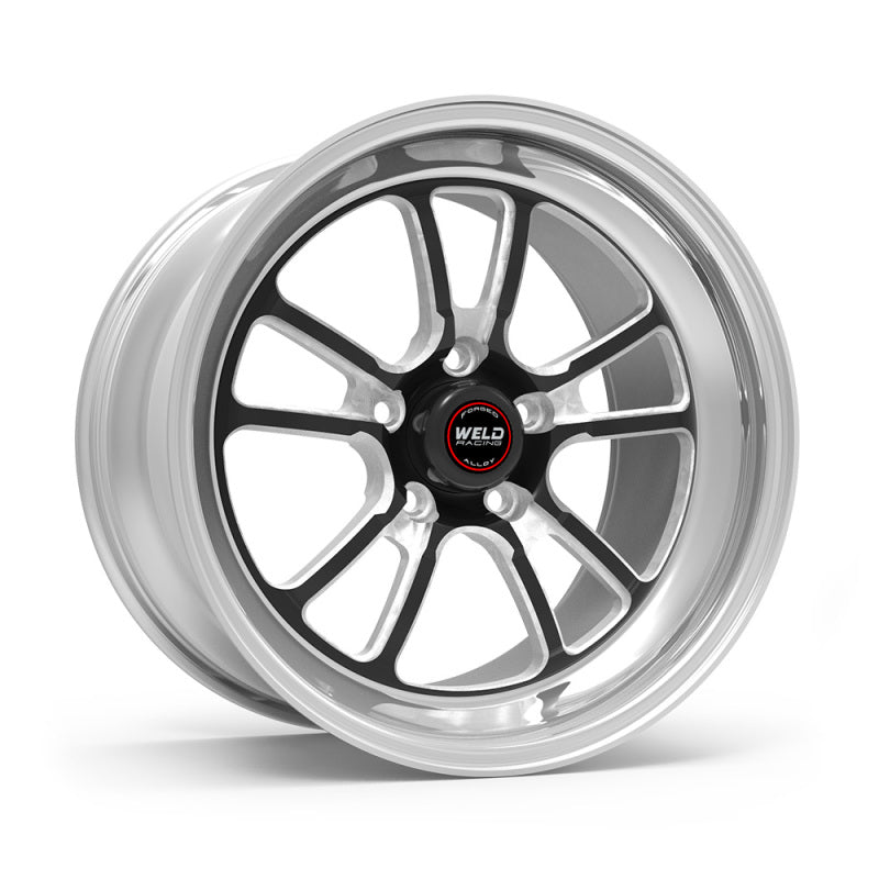 Weld S70 RT-S 17x10in / 5x120 BP / 7.2in. BS - Black Center - Polished Shell Wheel - Graveyard Performance