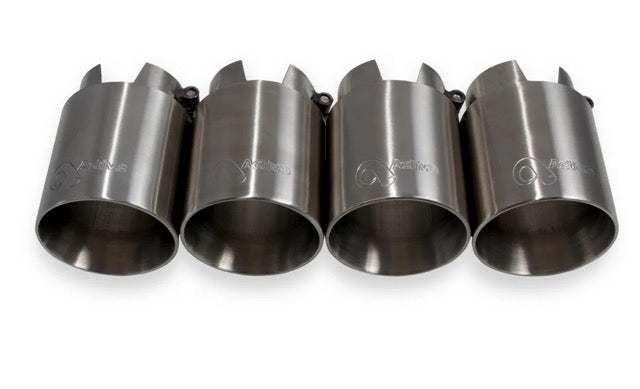 F8X BMW M2C M3 & M4 Rear Exhaust Tips - for Active exhausts - Matte Black - Graveyard Performance