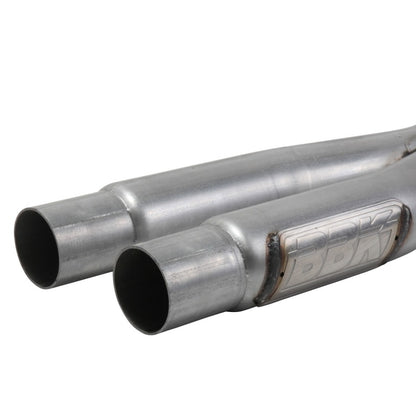 BBK 2015-16 Mustang GT Varitune Complete Cat Back Exhaust System (Includes Resonator Delete X-Pipe) - Graveyard Performance
