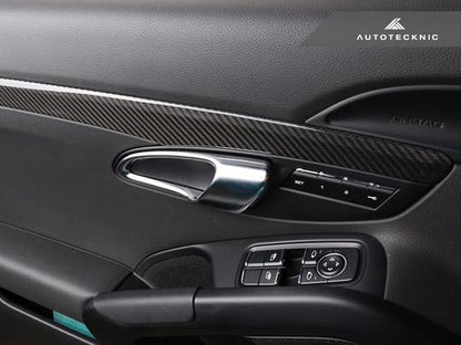 AutoTecknic Dry Carbon Fiber Interior Trim - Porsche 718 Cayman | Boxster - Graveyard Performance