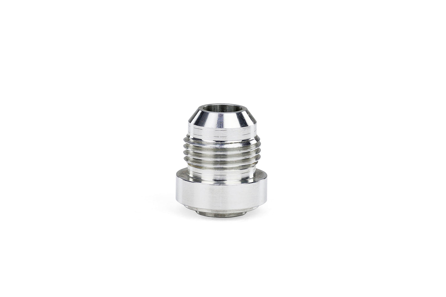 HPS Performance -12 AN Fittings Male Weld On Bung, Raw Aluminum