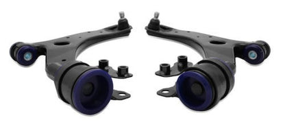 SuperPro 2004 Mazda 3 i Front Lower Control Arm Set w/ Bushings - Graveyard Performance