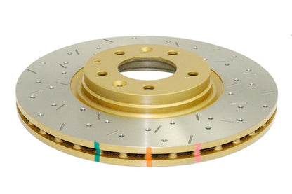 DBA 05+ MazdaSpeed6 / 05+ MX-6 Front Drilled & Slotted 4000 Series Rotor - Graveyard Performance