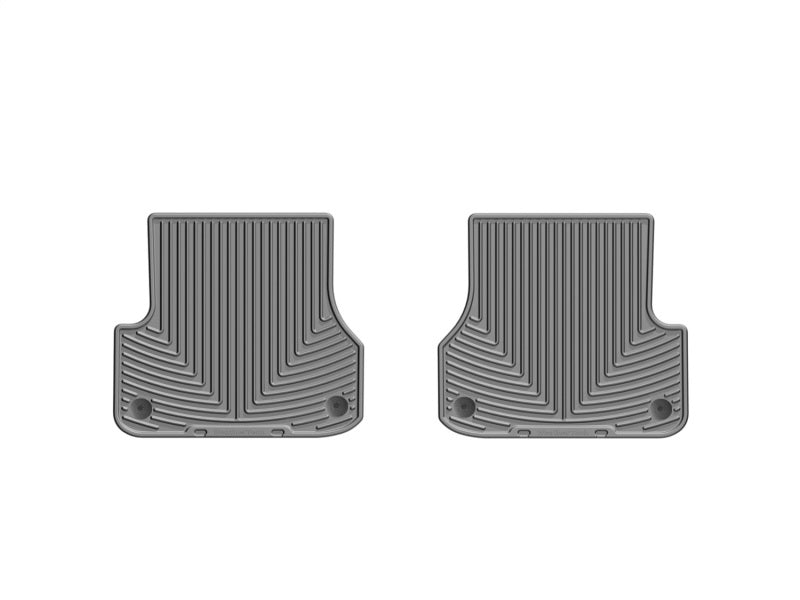 WeatherTech 12+ Audi A6/S6 Rear Rubber Mats - Grey - Graveyard Performance