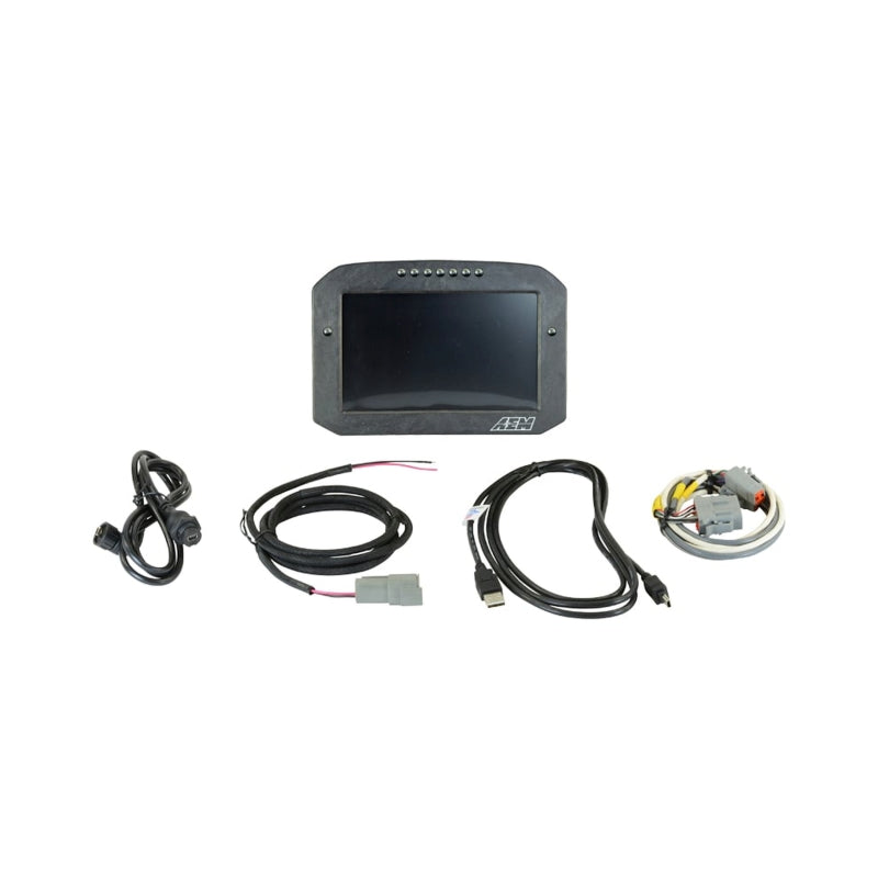 AEM CD-7L Carbon Logging Flush Digital Dash Display - Graveyard Performance