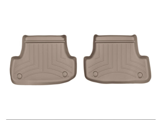 WeatherTech 2015+ Audi A3 / S3 Rear FloorLiner - Tan - Graveyard Performance