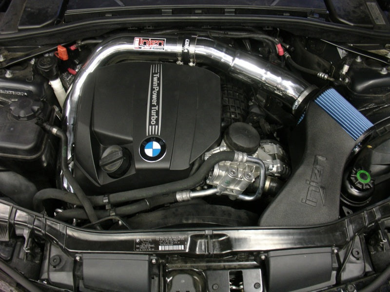 Injen 11 BMW E82 135i (N55) Turbo/E90 335i Wrinkle Black Tuned Air Intake w/ MR Tech, Air Fusion - Graveyard Performance