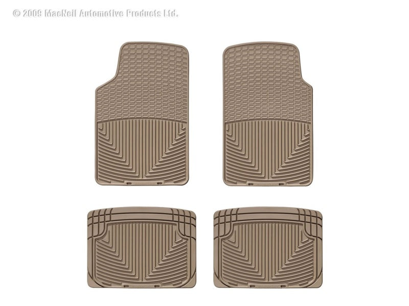 WT Rubber Mats - Rear - Tan - Graveyard Performance