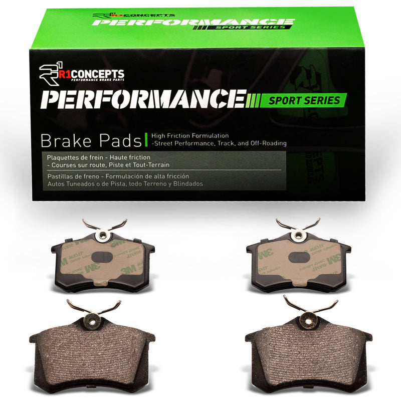 R1 85-26 Volkswagen Scirocco Rear Performance Sport Brake Pads