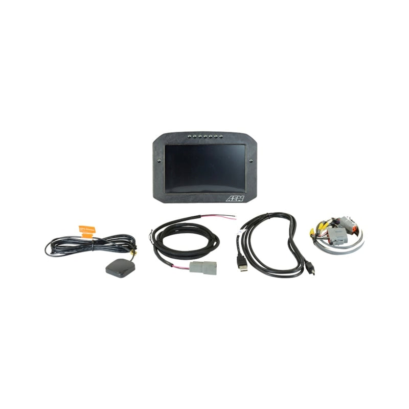 AEM CD-7G Carbon Flush Digital Dash Display w/ Internal 20Hz GPS & Antenna - Graveyard Performance