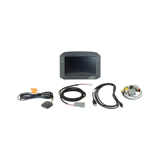 AEM CD-7G Carbon Flush Digital Dash Display w/ Internal 20Hz GPS & Antenna - Graveyard Performance
