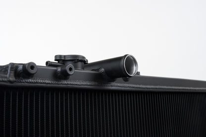CSF 93-98 Toyota MK4 Supra Radiator - Black Finish - Graveyard Performance