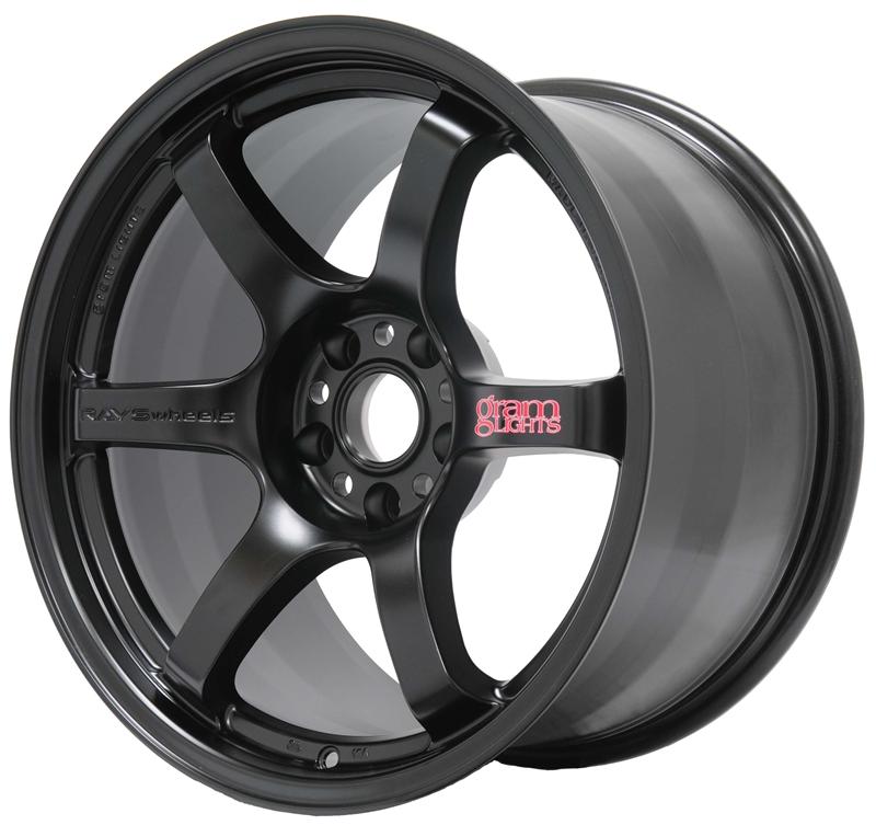 Gram Lights 57DR 17x9.0 +38 5x114.3 Semi Gloss Black Wheel - Graveyard Performance